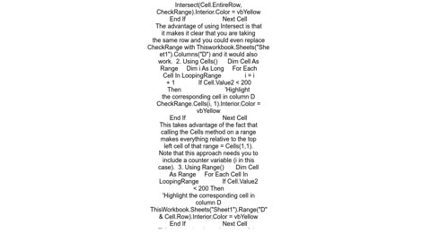 How to get the corresponding cell from another column while looping over a range