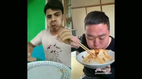 Funny Food Challange On TikTok | Who will win INDIA VS CHINA | Be Me Stick |