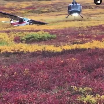 Helicopter gives helping hand