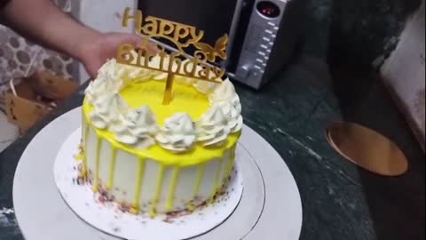 Happy Birthday Cake _ So Easy Cake _ Beautiful Cake _ Full Decoration