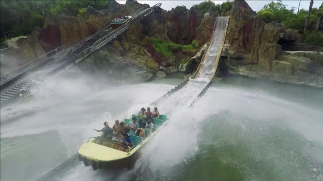 portaventura world tarragona spain water attraction in the amusement park port aventura world group