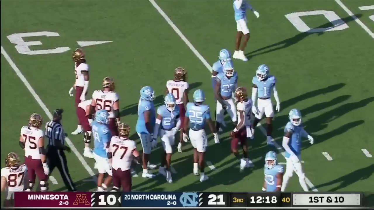 Minnesota vs North Carolina Highlights | College Football Week 3 | 2023 College Football