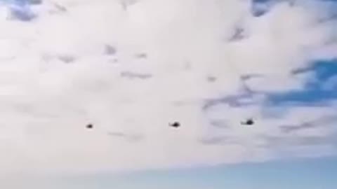 Azerbaijanis in Kiev filmed a video from the roof with Russian helicopters