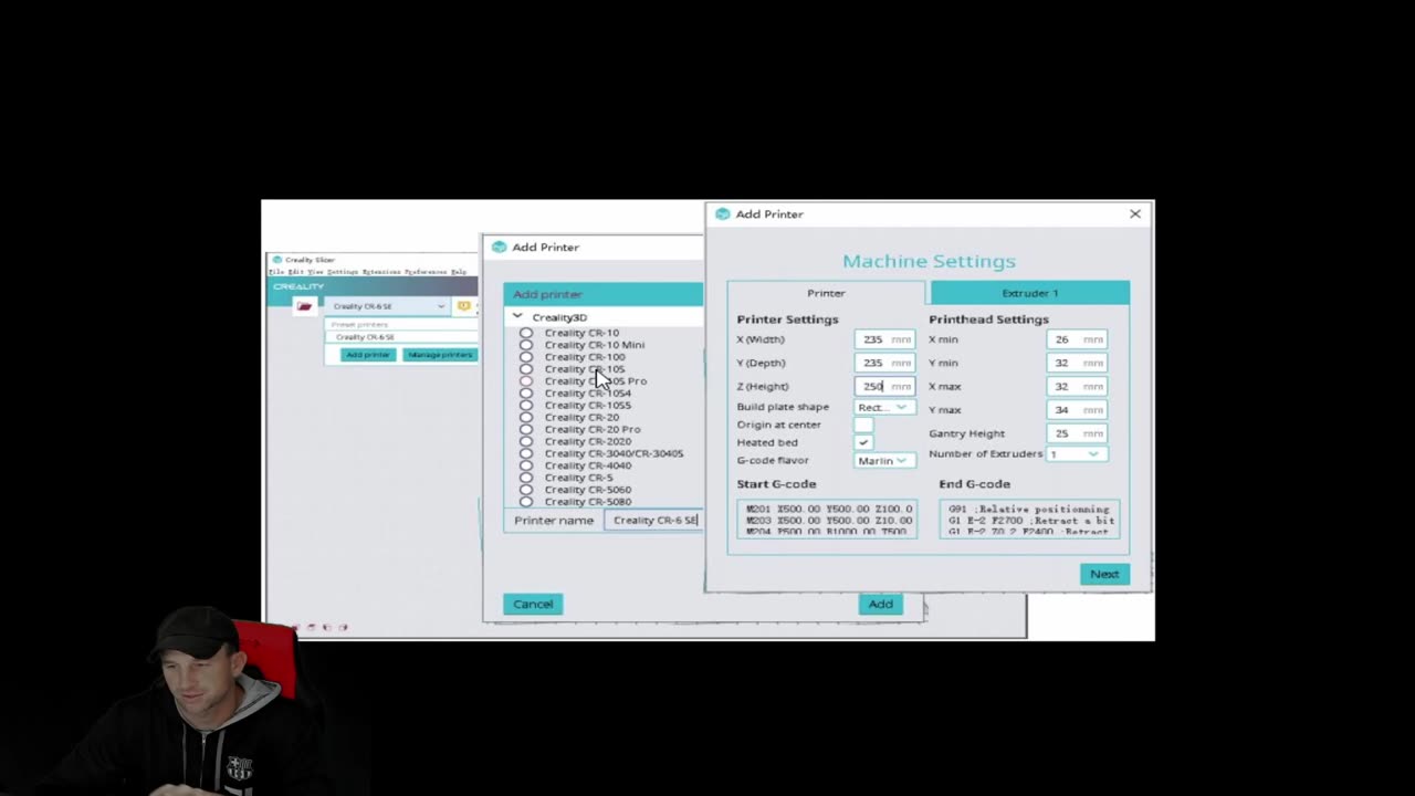 3D Printer Settings for Filament Feed. Creality CR 6 Max. How to Fix Filament Feed Issue.