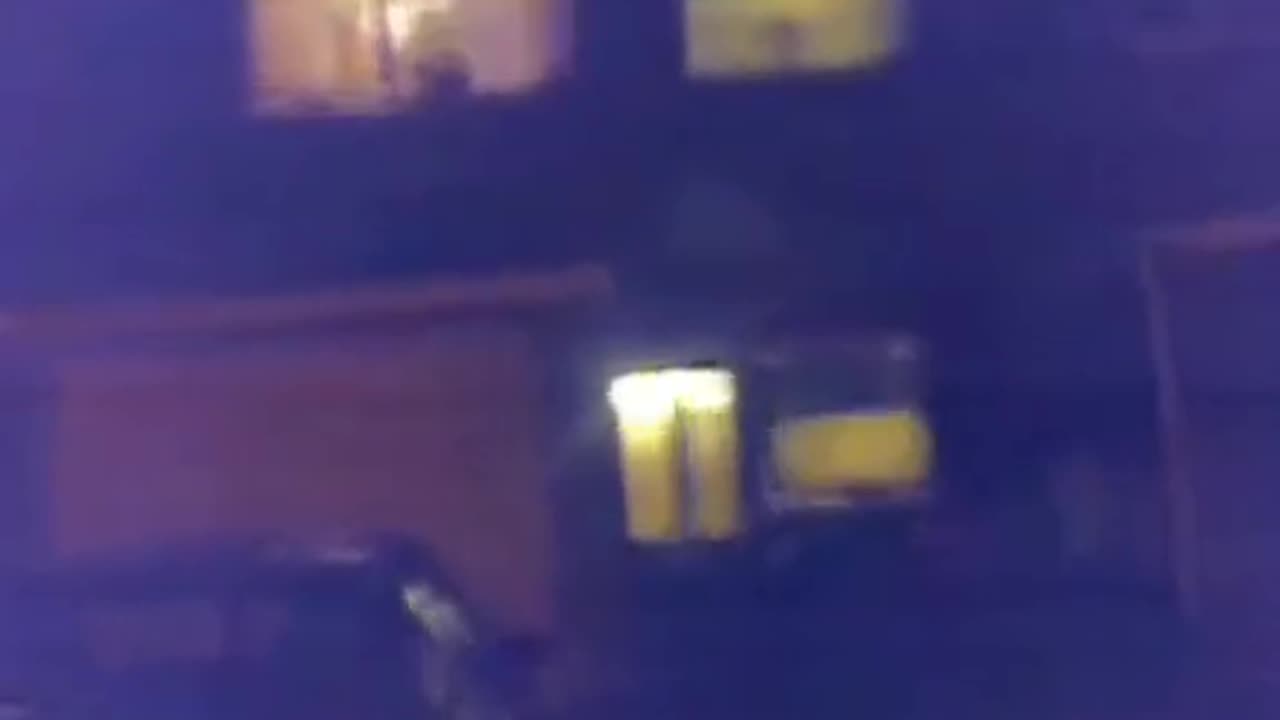Ghosts chase after the two girls who filmed it by accident.