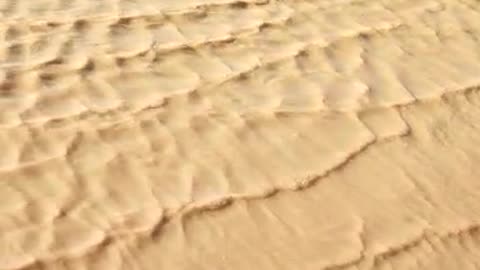 Heavy waterfall in saudi arabia