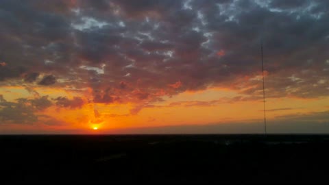 Time Lapse Sunset over Orange City