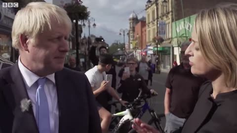 Boris Johnson heckled: 'You should be in Brussels; you're in Morley' - #BBCNewsAlerts,#BBCCoverage,