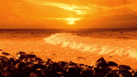 Soothing Piano Music With Sunset - Instrumental 10 Minutes