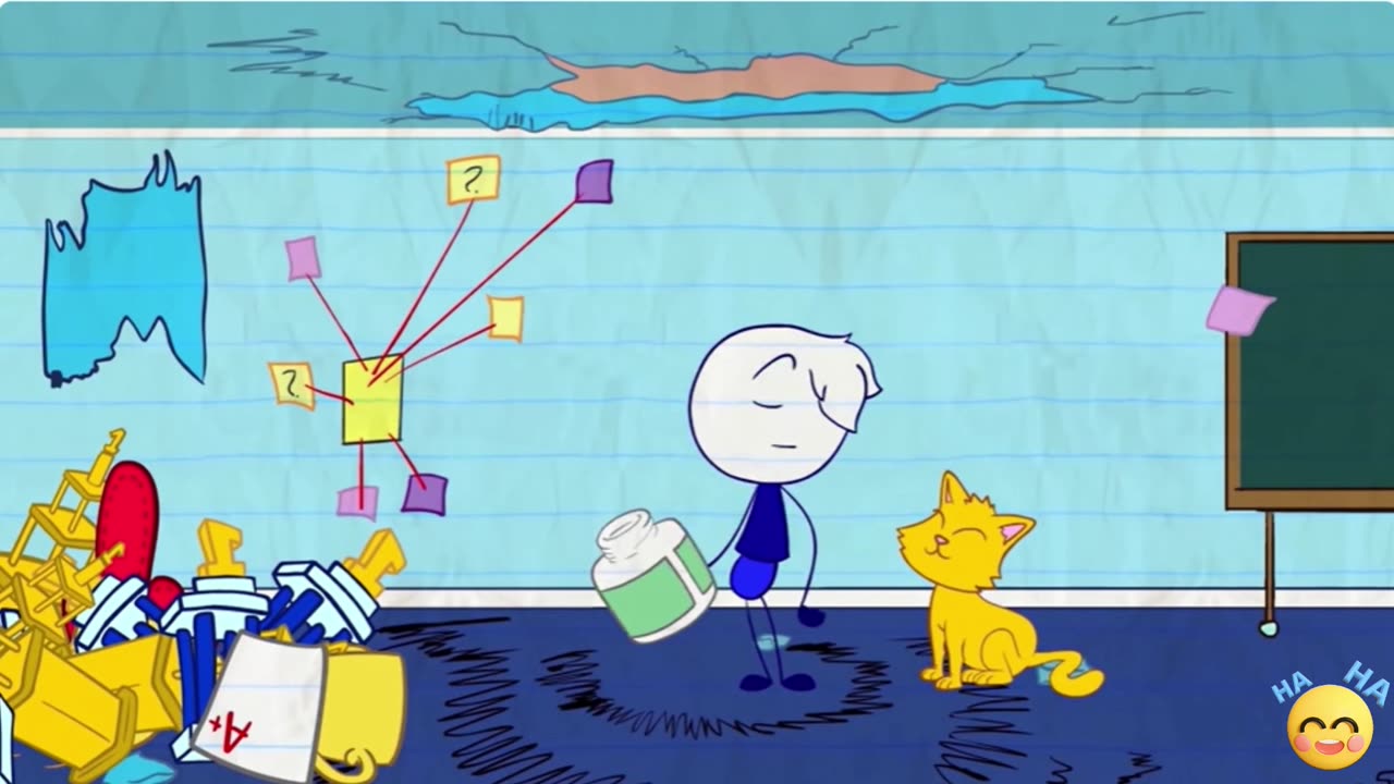 animation of being a smart person || thepencile