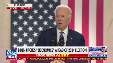Biden FREEZES While Struggling to Get Through Speech