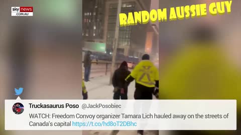 TRUCKER LEADERS ARRESTED - CANADA FREEDOM CONVOY 2022 - 18-02-2022