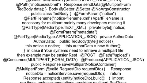 Handle multipartformdata with Quarkus