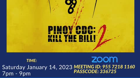 CDC Ph Weekly Huddle Kill the Bill Part 2