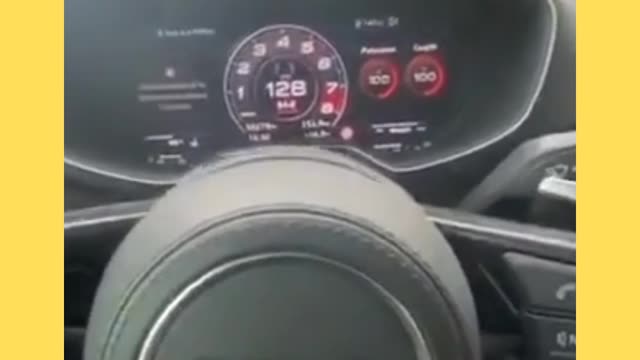 Audi TT rolling in race track