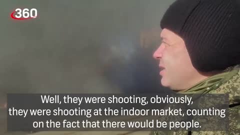 Right now in Donetsk, the Ukrainian MLRS is hitting the central market. Another Ukrainian war crime