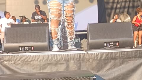 Rapper Trina set the stage ablaze at the 'Wednesday Wind Down in the Point'