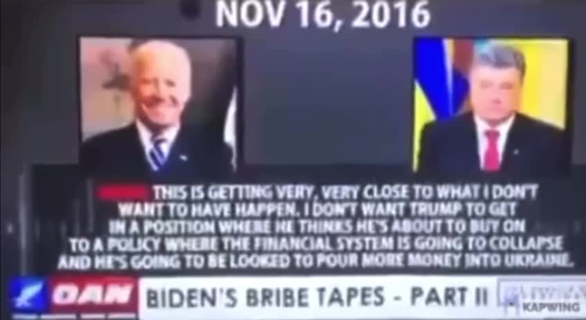 Bidens phone call to Poroshenko 2016, don't ask for money from Trump