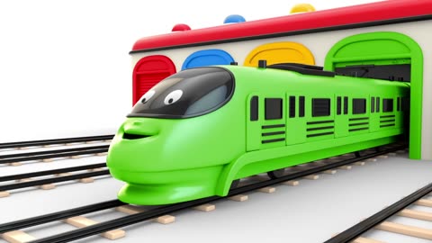 Colors for Children to Learn with Toy Trains - Colors Videos Collection