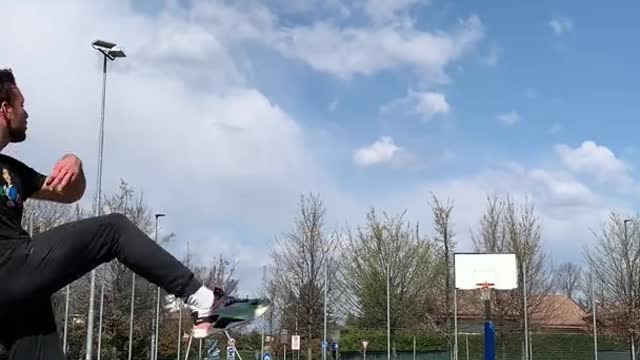 Is this my HARDEST trick shot?... w- Trickshotdav #Shorts