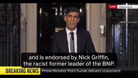 British Prime Minister Rishi Sunak vows to shut down pro-Palestine activists