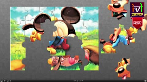 Mickey Mouse & Pluto - 4K Jigsaw Game - #jigsawpuzzle #gameplay #4k #mickeymouse #pluto