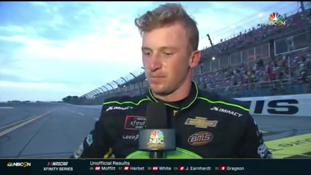 FCK JOE BIDEN: Brandon Brown Post Race Interview Talladega Xfinity