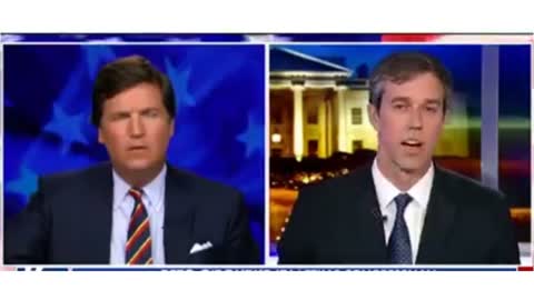 Media losing their mind over Tucker Carlson asking Beto O'Rourke questions