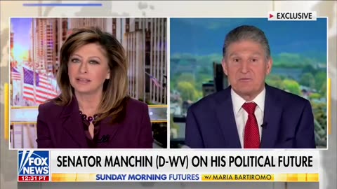 Manchin disowns his own party.