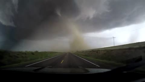 Storm Chasers Hunt Down Tornado