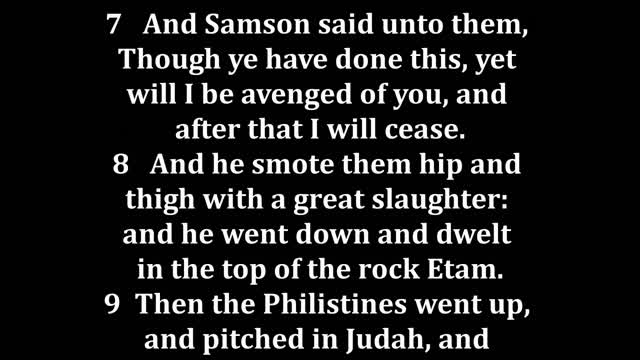 Judges 15 chapter 15 +KJV
