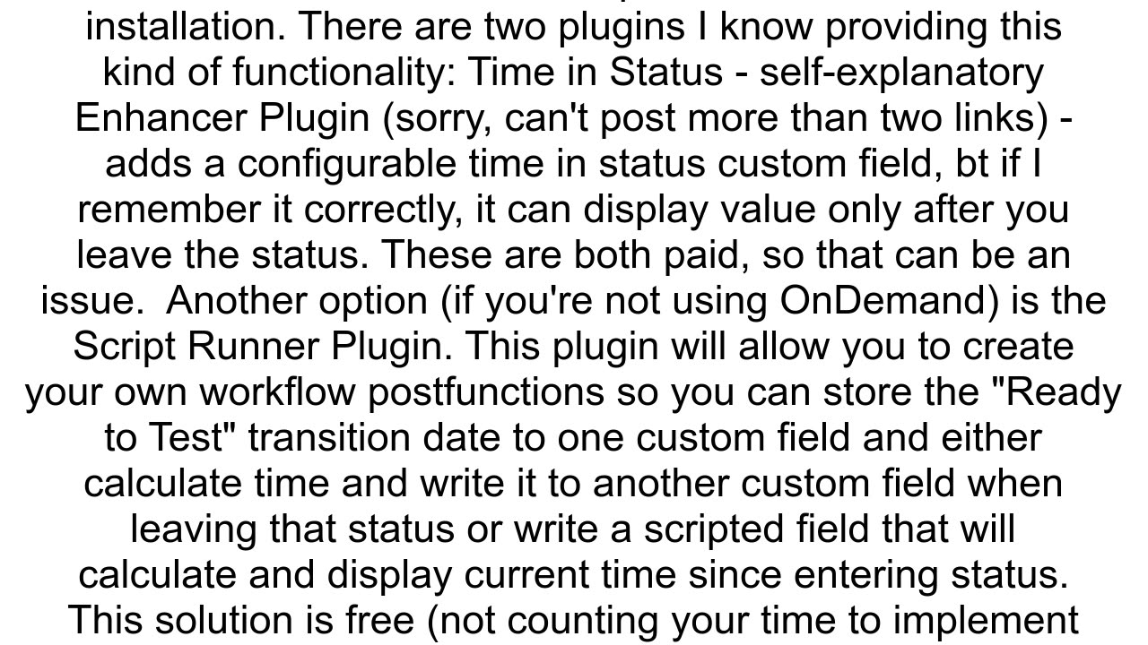 Get JIRA issue status time