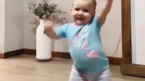 Adorable dancing baby