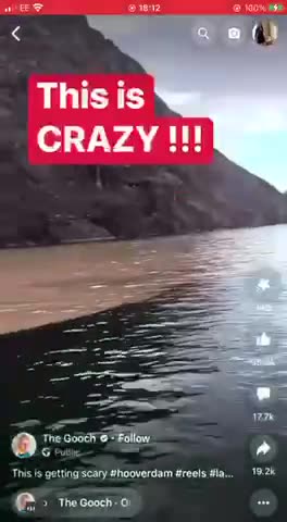 Hoover Dam | They’re blaming it on climate change 🙃🙃