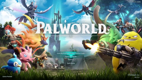 Playing PalWorld!