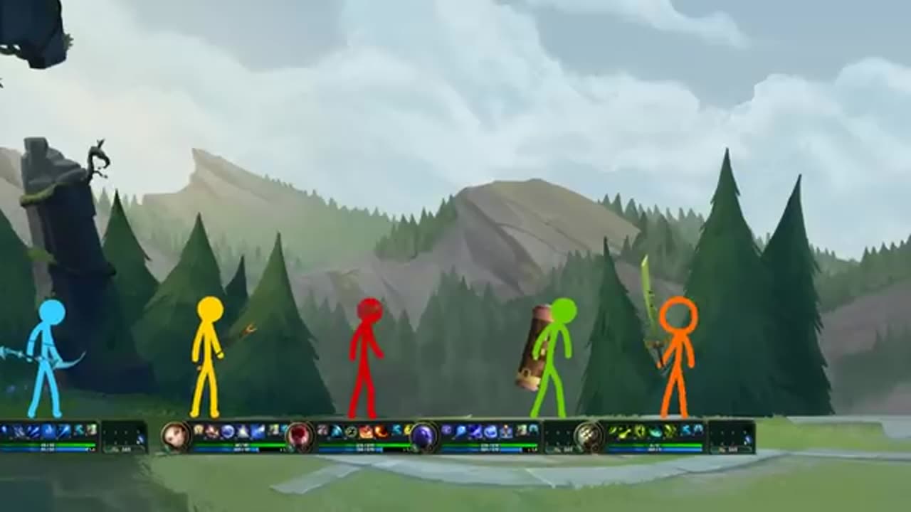 Stickman vs LOL