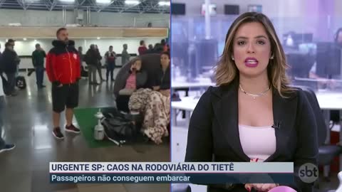 Bloqueios na Dutra afetam rodoviária do Tietê, maior da América Latina | Primeiro Impacto (01/11/22)