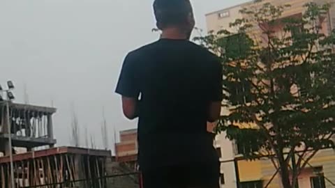 My friend tried goalkeeping for the first time