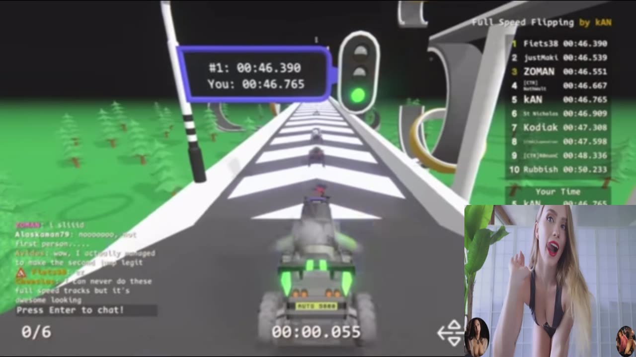 sexy Zeepkist backflips