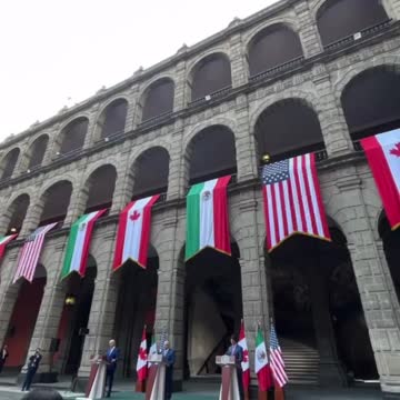 Does it have anything to do with their North American Union meeting in Mexico?