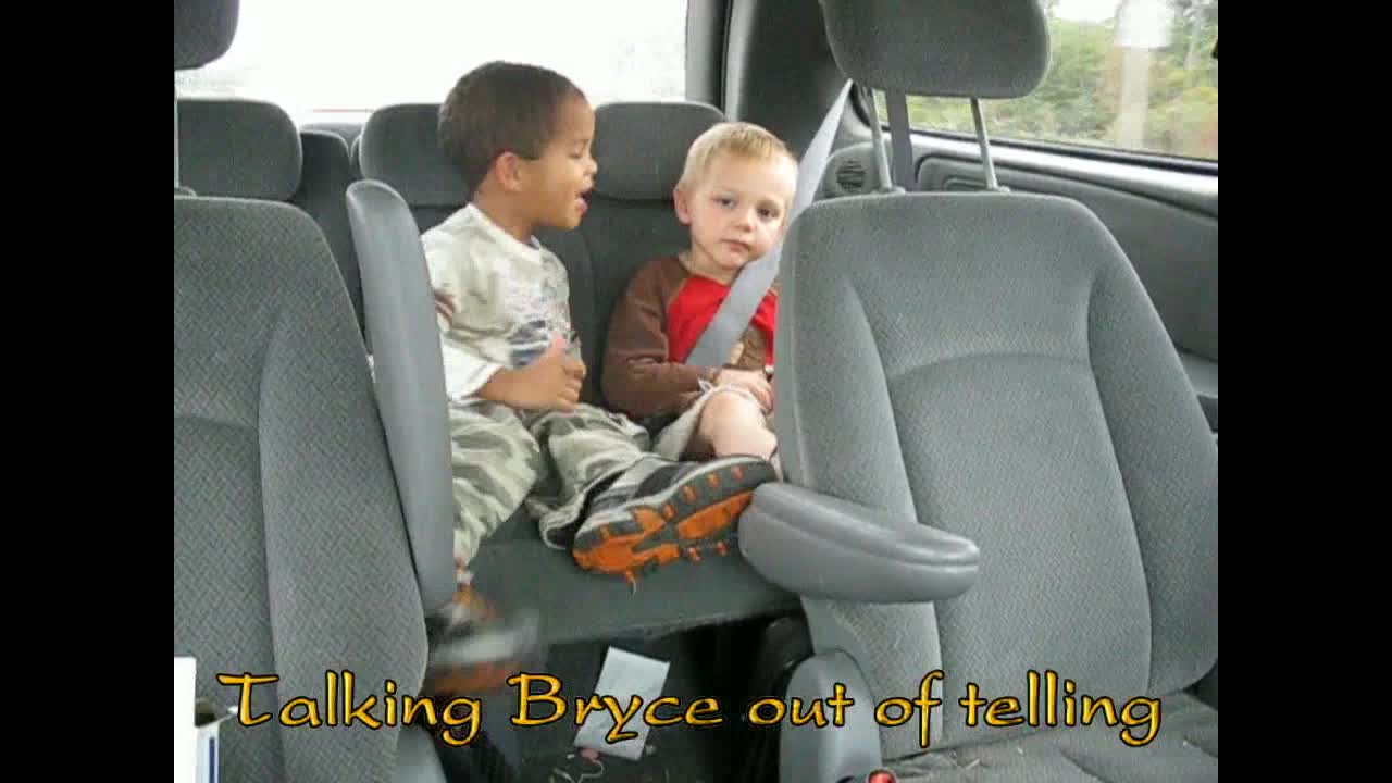 One Grandson Talks Another One Into Not Tattling