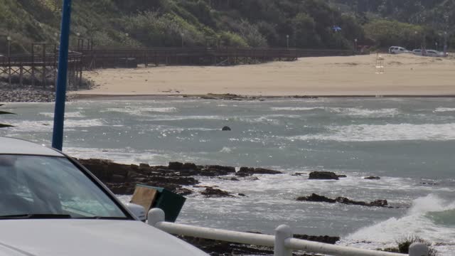 Gonubie beach. East London. South Africa.