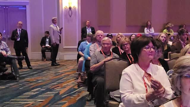 CPAC22 audience for Governor DeSantis