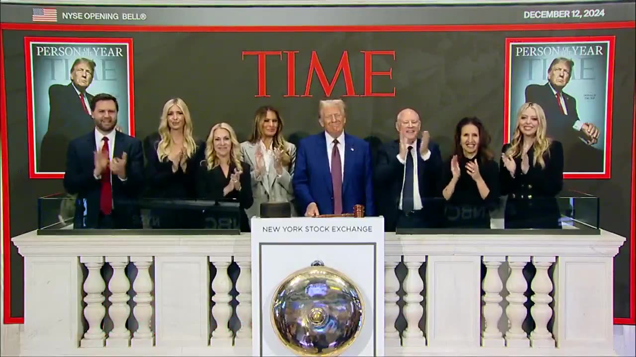 AWESOME: Trump Rings The New York Stock Exchange Bell