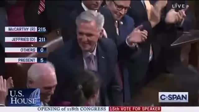 Kevin McCarthy wins the vote for House Speaker