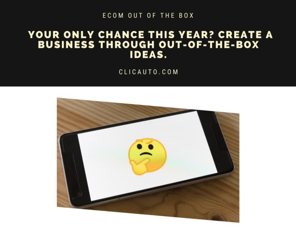 💡 YOUR ONLY CHANCE THIS YEAR? CREATE A BUSINESS THROUGH OUT-OF-THE-BOX IDEAS.