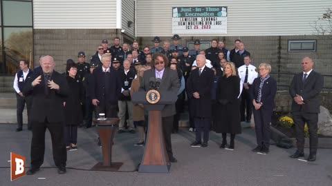 LIVE: President Biden Visits Lewiston, ME to Pay Respects to the Victims...