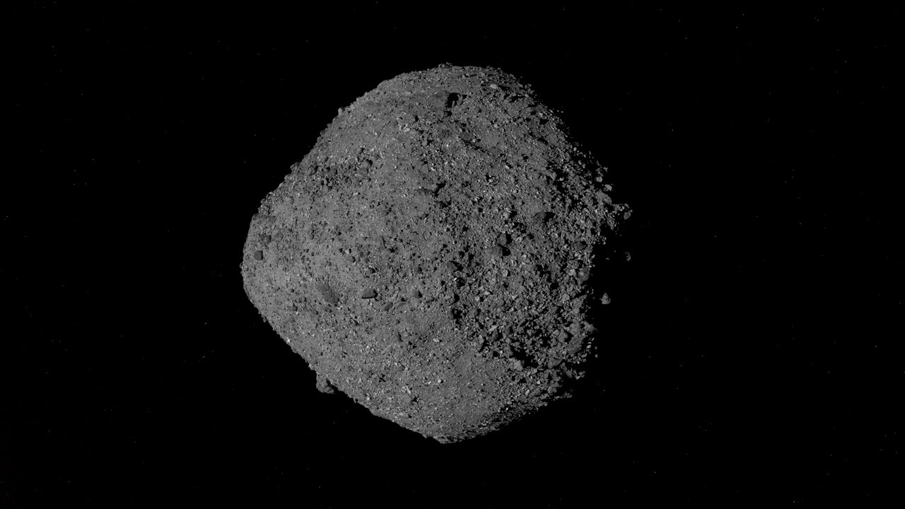 OSIRIS REx Slings Orbital Web Around Asteroid to Gather Sample | 4K