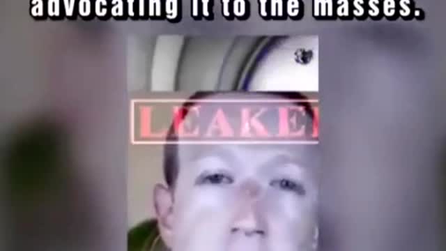 Leaked Video Snippet from a Zuckerburg Staff Conferrence Call