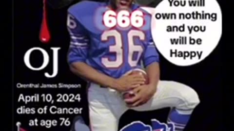 👁 OJ Simpson 🏈 dies of Cancer at age 76 🧤